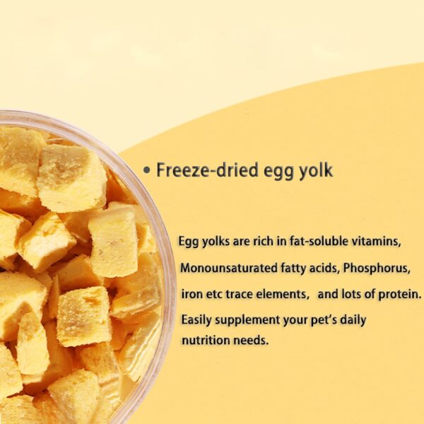 High Protein Freeze-dried Egg Yolk Cat Snacks - Image 4