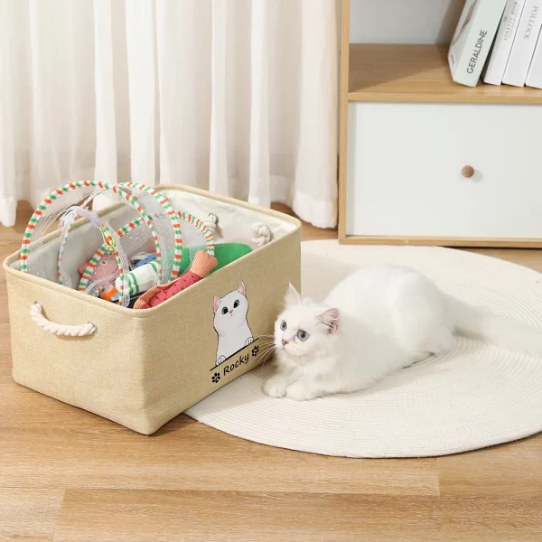 Personalized Dog Toy Basket - Image 6