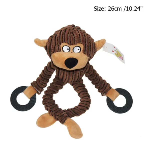 Dog Toys Stuffed Donkey Squeaking Pet Toy Cute Plush Puzzle Interactive Toy For Dog Cat Chew Squeaky Pet Molar Toy - Image 9