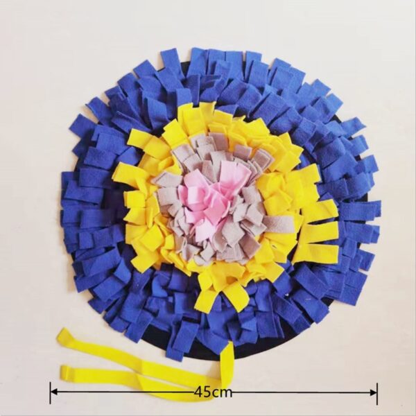 Dogs Snuffle Mat Pet Leak Food Anti Choking Mat Cat Dog Training Blanket Nose Work Toy Pet Slowing Feeding Intelligence Mat - Image 2