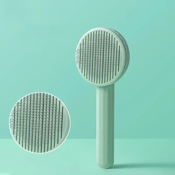 Pet Cat Brush Comb Self Cleaning Slicker Brush For Cat Hair Removes Tangled Pet Hair Massages Comb Cats Accessories - Image 10