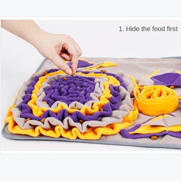Dogs Snuffle Mat Pet Leak Food Anti Choking Mat Cat Dog Training Blanket Nose Work Toy Pet Slowing Feeding Intelligence Mat - Image 14