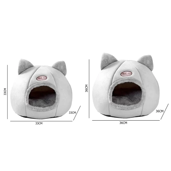 Deep Sleep Comfort in Winter Cat Bed Little Dogs Basket for Cat‘s House for Products Pets Tent Cozy Cave Beds Indoor Dropship - Image 6