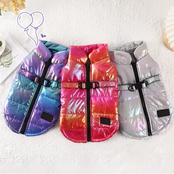 Large Dog Jacket Reflective Dog Clothes Winter Waterproof Clothing For Small Medium Dogs Pet Coats French Bulldog Vest
