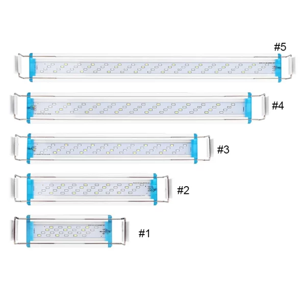 90-260V Aquarium Light Bar LED Fish Tank Lamp Plant Grow Lighting 18-58cm Extensible Aquatic Landscape Decor AccessoriesUS/EU - Image 2