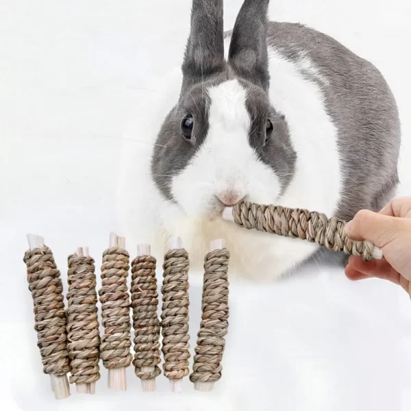 6pcs Bamboo Apple Wood Molar Toy - Image 2