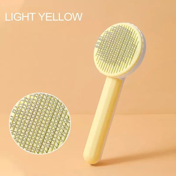 Pet Cat Brush Comb Self Cleaning Slicker Brush For Cat Hair Removes Tangled Pet Hair Massages Comb Cats Accessories - Image 8