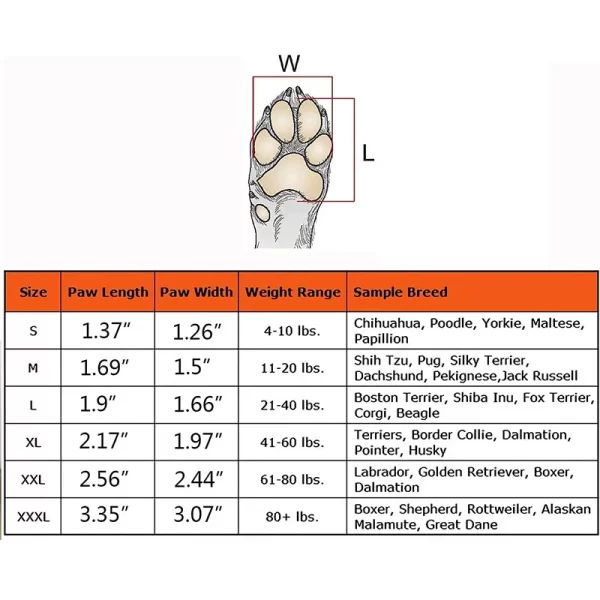 Dog Paw Anti-Slip and Heat Protection (8 sets) - Image 6