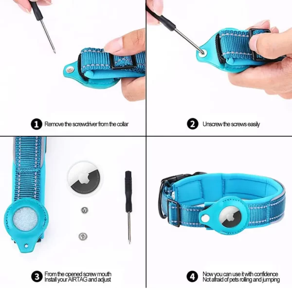 Pet Collar Anti-Lost For Apple For Airtag Protective Tracker Pets Dogs GPS Tracker Puppy Positioning Collar Dogs Cats Vest - Image 5
