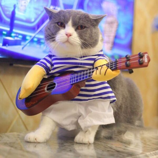 Funny Guitar Costume For Dog - Image 5