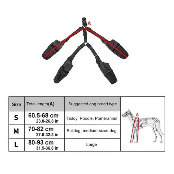 Dog Boots with Suspenders Waterproof Dog Shoes Paw Protectors Adjustable Pet Clothing Booties for Dog Winter Outdoor supplies - Image 6