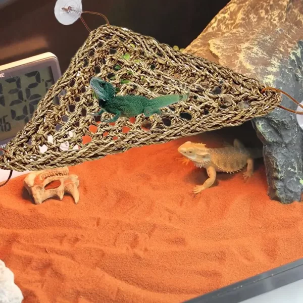 Reptile Grass Mat Lizard Hamster Bed - Image 3