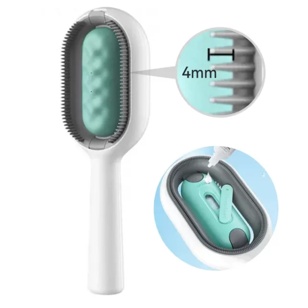 Cat Brush Pet Grooming Comb With Water Tank Double Sided Hair Removal Brush For Cats Dogs Remove Floating Hair Cat Accessories - Image 7