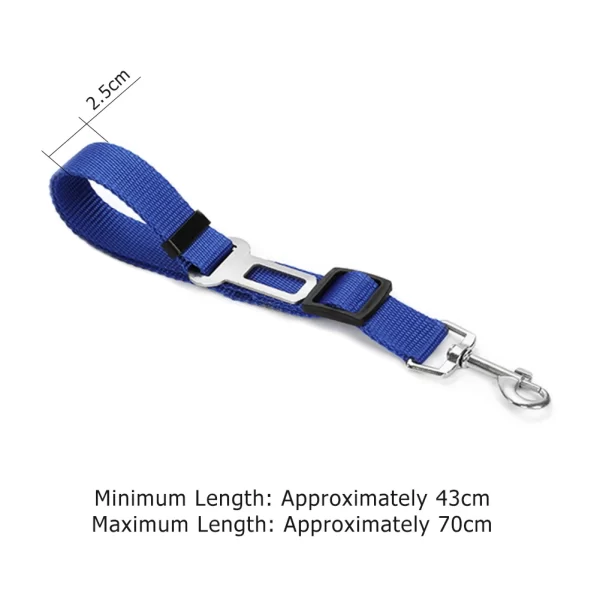 Pet Dog Safety Belt Adjustable Leash Vehicle Seat Belt Pet Lever Traction Dog Collars Harness Lead Clip Puppy Pet Supplies - Image 13