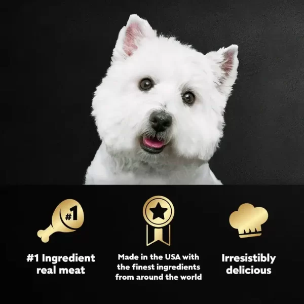 Wet Dog Food Classic Loaf in Sauce Filet Mignon Flavor Multipack (24) 3.5 oz. Easy Peel Trays - Image 4