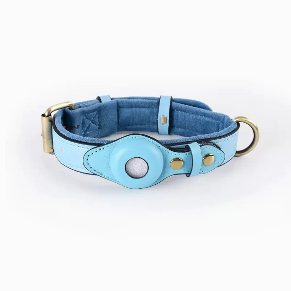 New Leather Anti-Lost Dog Collar With Airtag Holder For The Apple Airtag Heavy Duty Anti Lost Positioning Collar Dog Accessories - Image 11