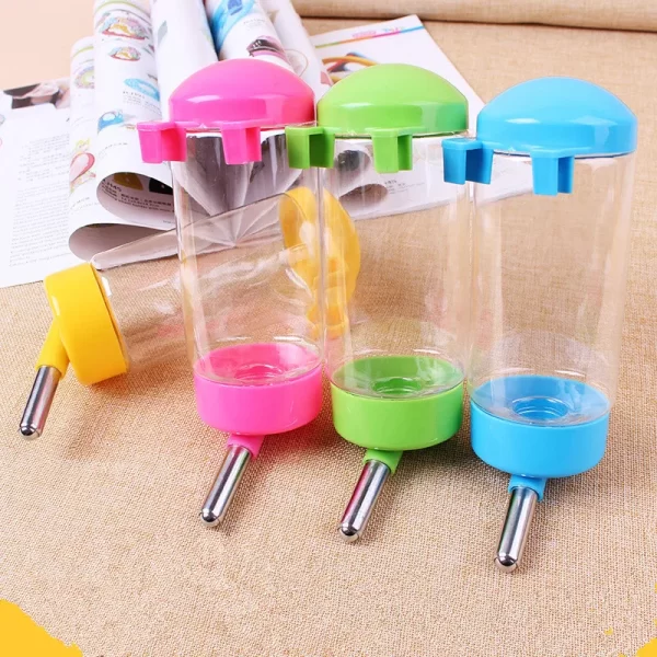 Hamster Drinker Plastic Water Bottle - Image 2