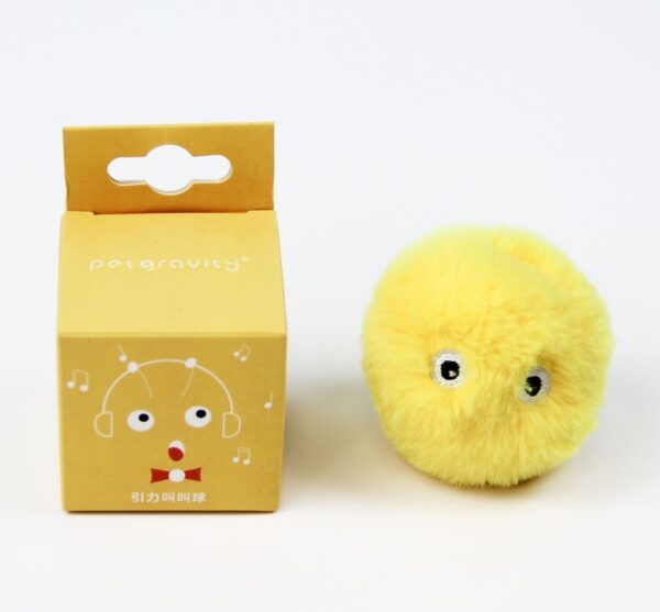 Smart Cat Toys Interactive Ball Plush Electric Catnip Training Toy Kitten Touch Sounding Pet Product Squeak Toy Ball Cat Supplie - Image 4