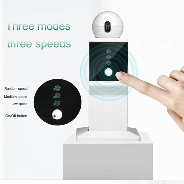 ATUBAN Cat Laser Toy Automatic,Random Moving Interactive Laser Cat Toy - Image 6