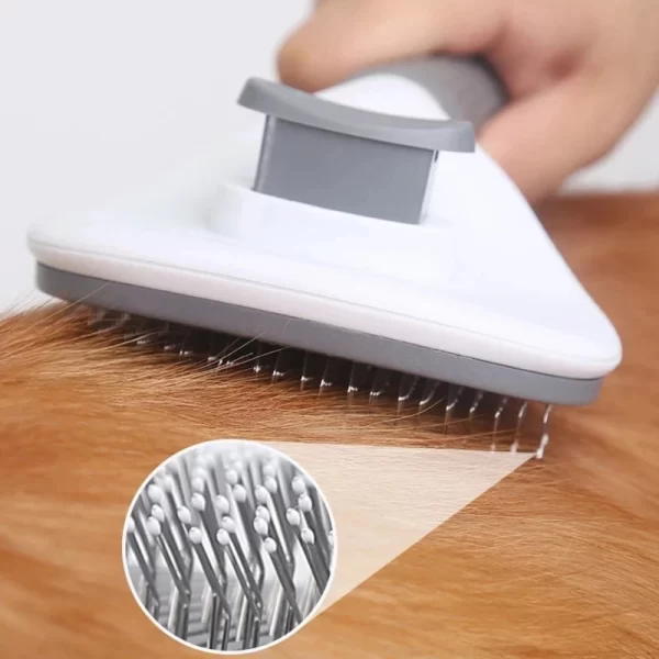 Pet Dog Brush Cat Comb Self Cleaning Pet Hair Remover Brush For Dogs Cats Grooming Tools Pets Dematting Comb Dogs Accessories - Image 5