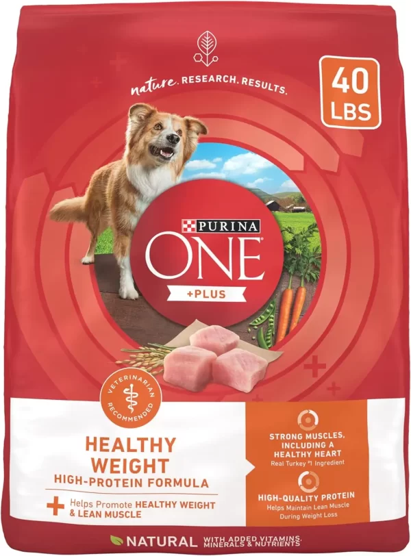 Plus Healthy Weight High-Protein Dog Food Dry Formula - 40 lb. Bag