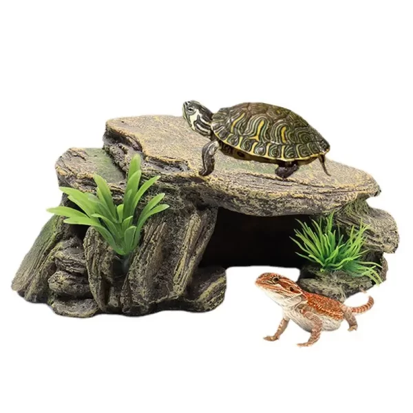 Pet Turtle Reptile Habitat Hiding Caves - Image 2