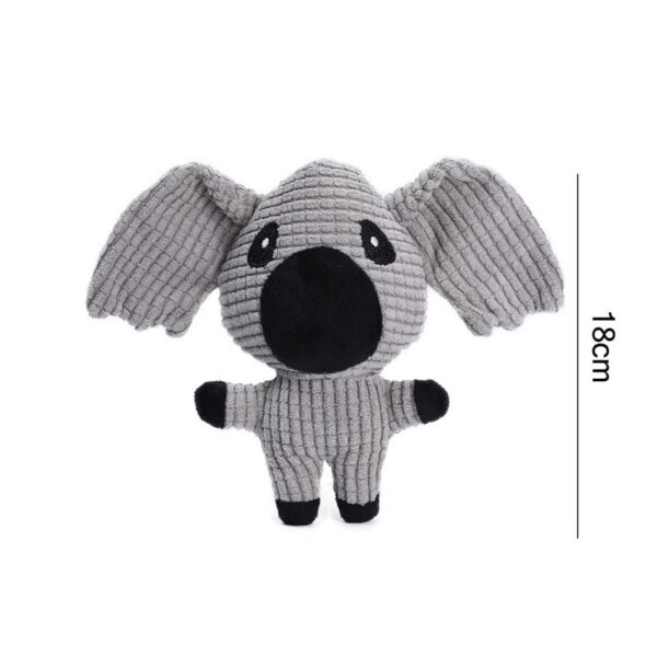 Fun Pet Toy Donkey Shape Corduroy Chew Toy For Dogs - Image 10