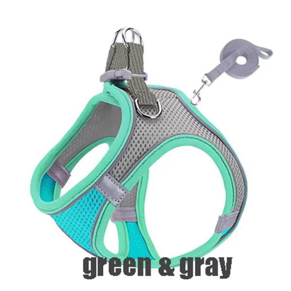 Reflective Adjustable Vest Harness Strap & Leash - Image 10