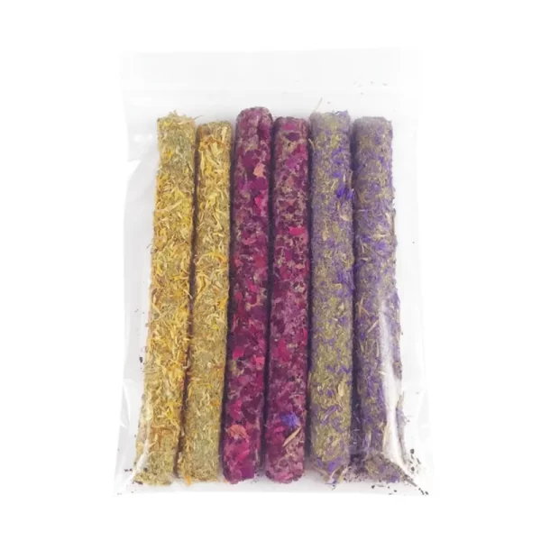 6Pcs Rose Calendula Lavender Stick Molar Chewing Toy - Image 9