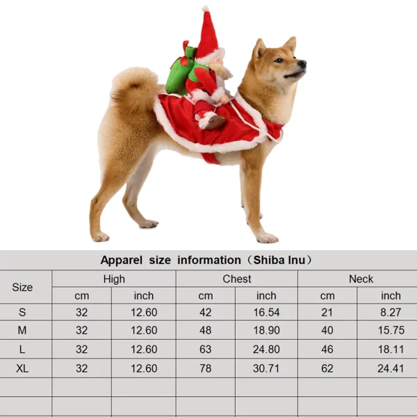 Halloween Dog Clothes Funny Pet Dogs Cosplay Costumes Set Christmas Dog Costume Comical Outfits for Pet Cat Puppy Party Clothing - Image 8