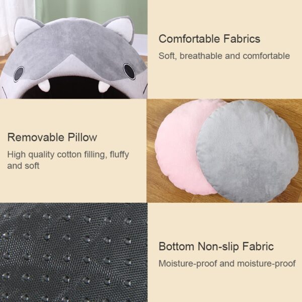 Warm Comfort Cat Bed - Image 4