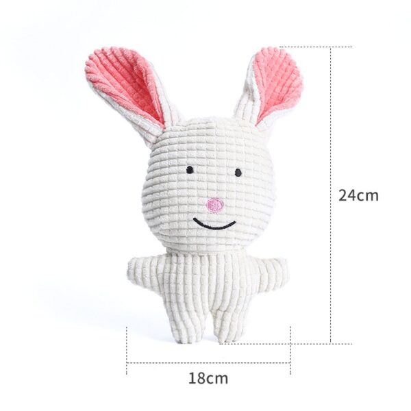 Fun Pet Toy Donkey Shape Corduroy Chew Toy For Dogs - Image 19
