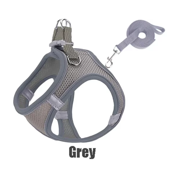 Reflective Adjustable Vest Harness Strap & Leash - Image 9
