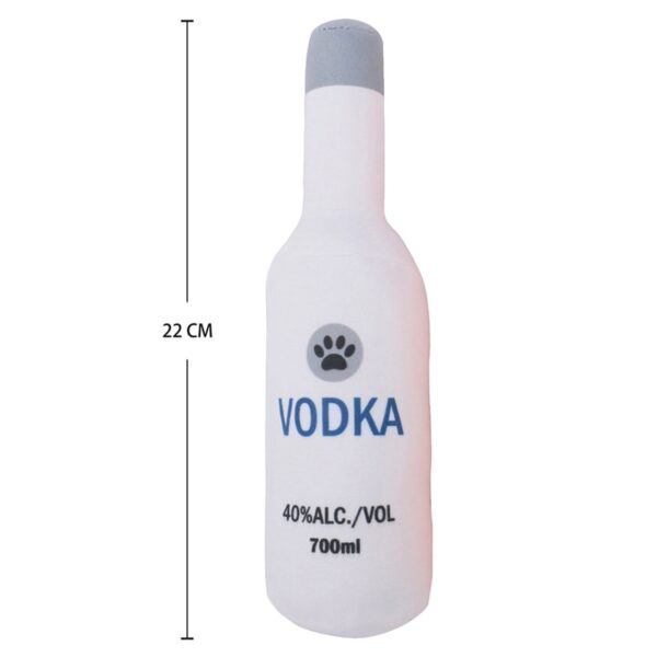 Squeaky Champagne Tequila Bottle Shape Toy - Image 8