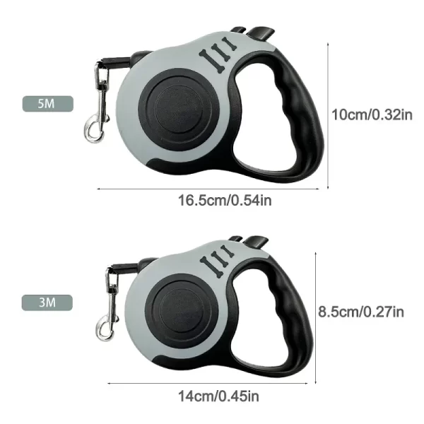 3m 5m Dog Leash Durable Automatic Retractable Nylon Cat Lead Rope For Dogs Puppy Walking Running Lead Roulette Dog Accessories - Image 6
