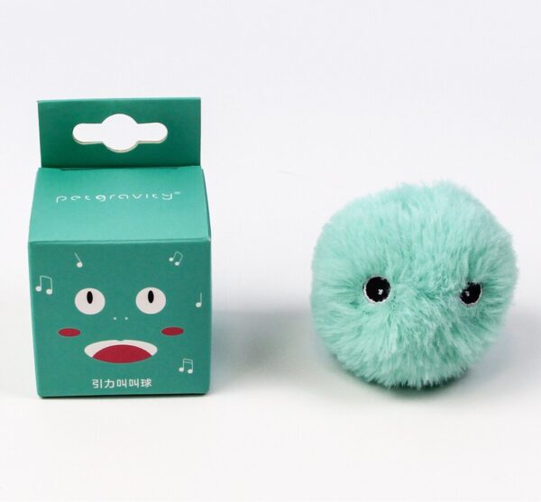 Smart Cat Toys Interactive Ball Plush Electric Catnip Training Toy Kitten Touch Sounding Pet Product Squeak Toy Ball Cat Supplie - Image 3