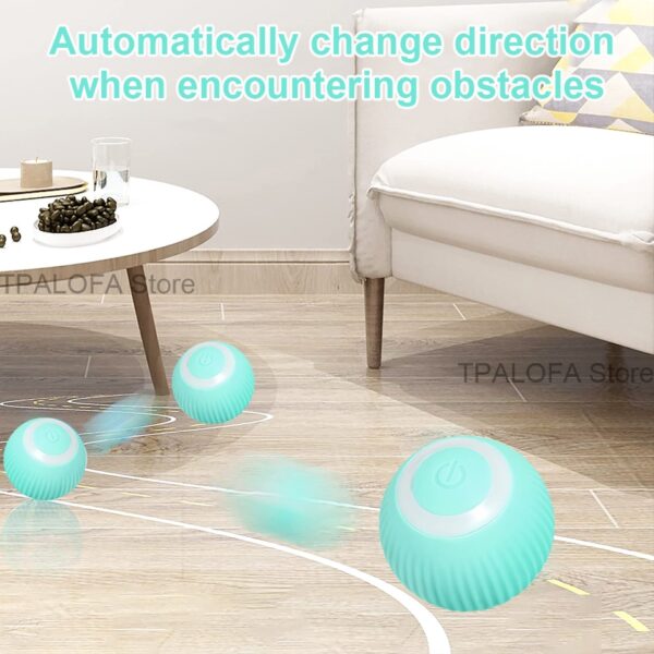 Smart Cat Toys Electric Cat Ball Automatic Rolling Ball Cat Interactive Toys - Image 5