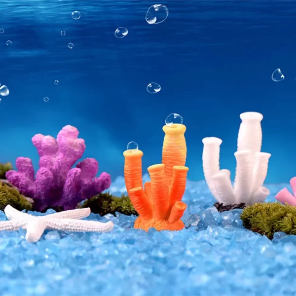 1Pc Simulation Aquarium Resin Coral Ornaments Fish Tank Aquarium Decoration Artificial Coral for Fish Tank Ornaments - Image 5