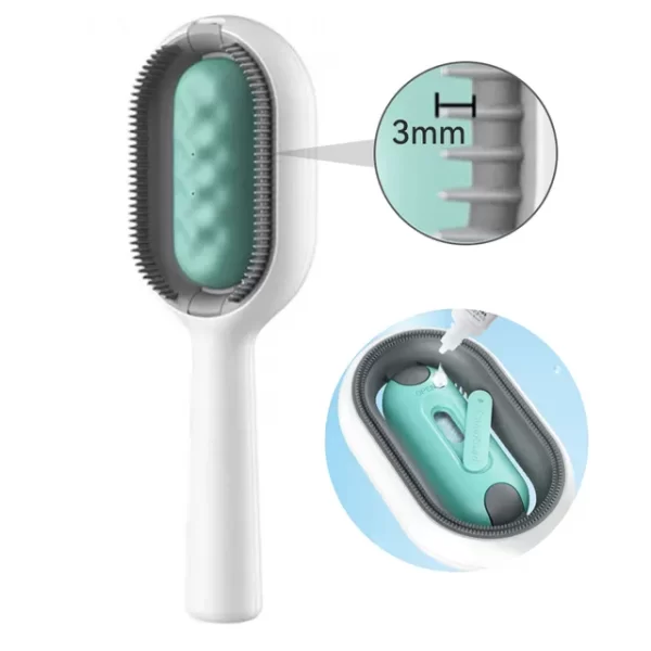 Cat Brush Pet Grooming Comb With Water Tank Double Sided Hair Removal Brush For Cats Dogs Remove Floating Hair Cat Accessories - Image 8
