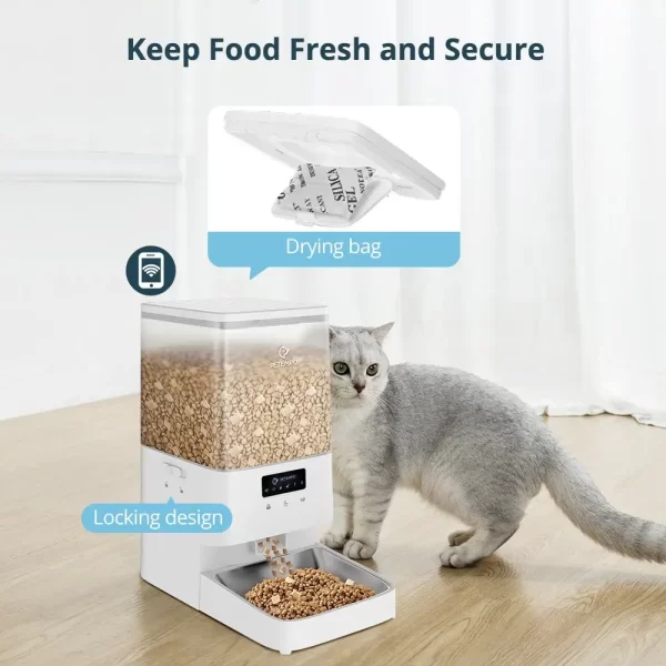 Wifi Smart Food Dispenser For Cats - Image 3