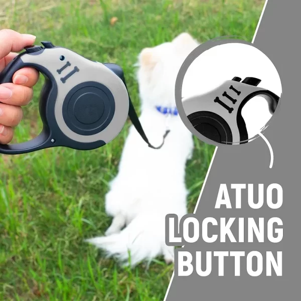 3m 5m Dog Leash Durable Automatic Retractable Nylon Cat Lead Rope For Dogs Puppy Walking Running Lead Roulette Dog Accessories - Image 4