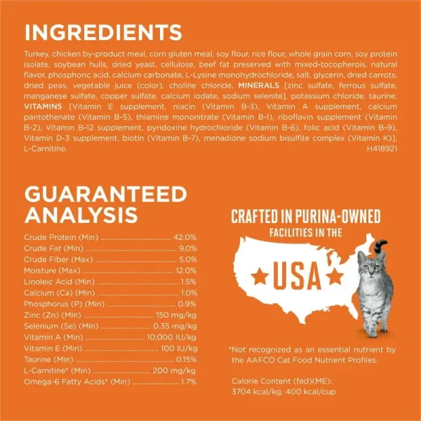 Ideal Weight High Protein Dry Cat Food Turkey, 16 lb Bag - Image 5