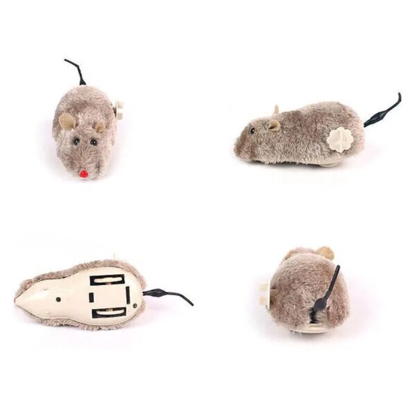 Creative Cat Toy Clockwork Spring Power Plush Mouse Toy - Image 18