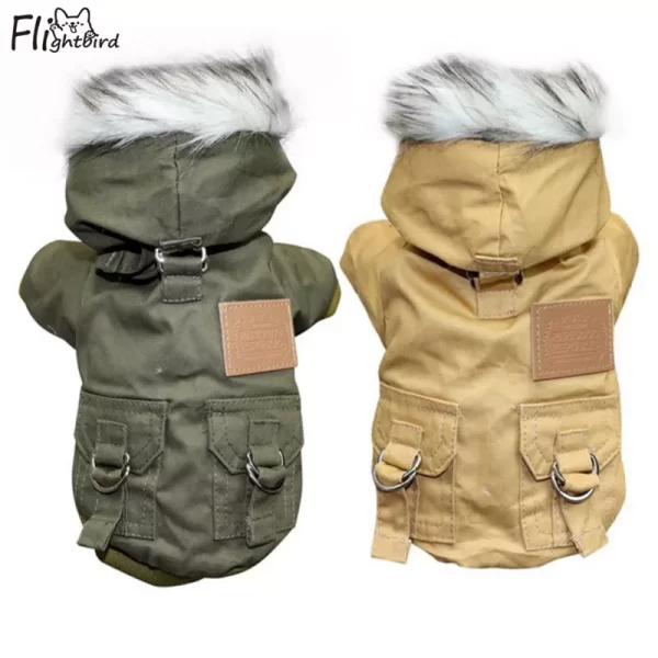 Dog Clothes Winter Puppy Pet Dog Coat Jacket For Small Medium Dogs Thicken Warm Hoodie Jacket
