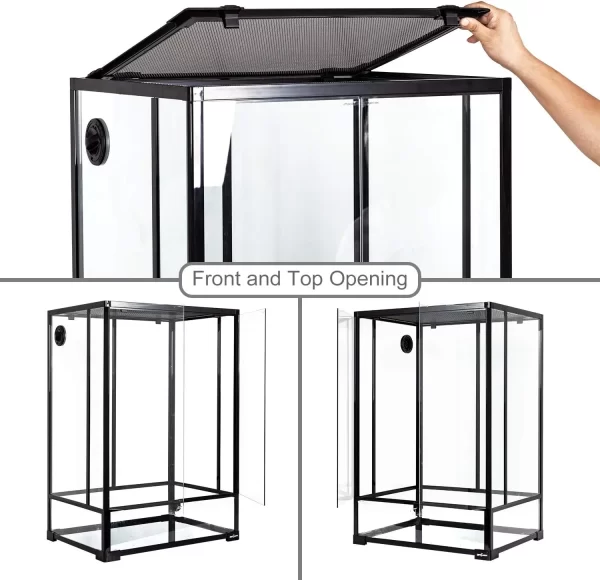 Reptile Tall Glass Terrarium - Image 6