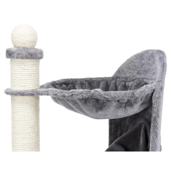 26.8" Cat Tree with Scratching Post & Hammock, - Image 5