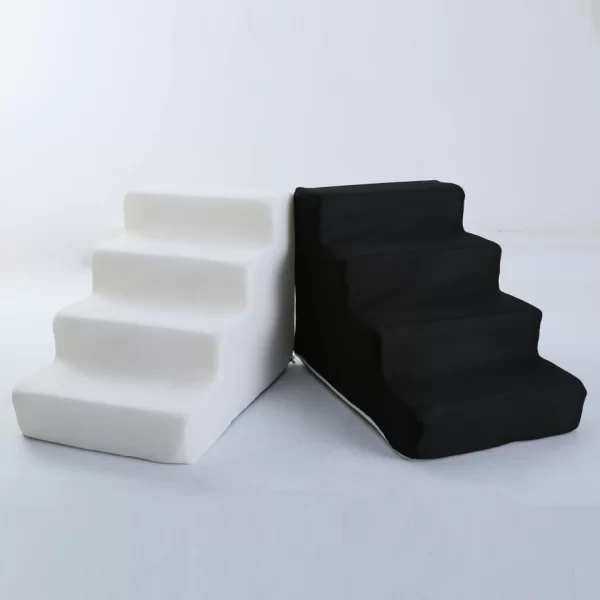 Stairs for Dog Pet 4 Steps Stairs for Small Dog Cat Pet Stairs Puppy Supplies Dog Ladder Ramp Anti-slip Removable