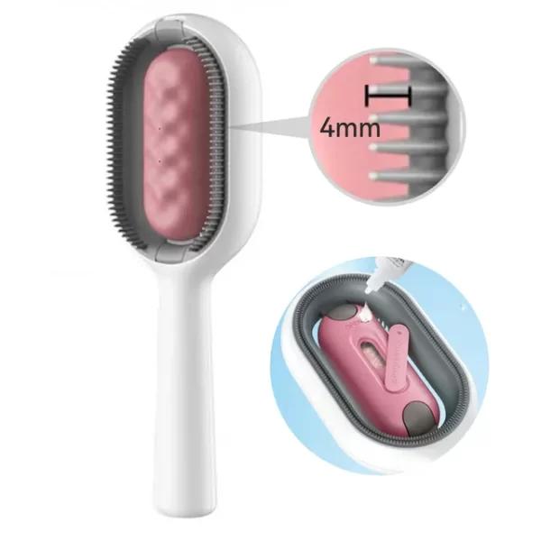 Cat Brush Pet Grooming Comb With Water Tank Double Sided Hair Removal Brush For Cats Dogs Remove Floating Hair Cat Accessories - Image 9