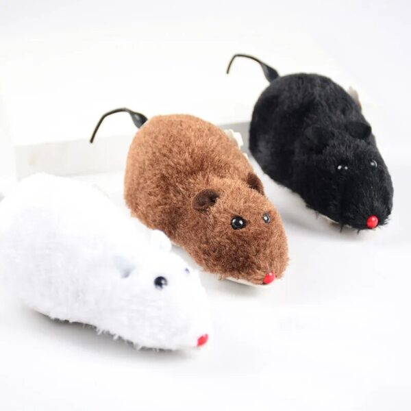 Creative Cat Toy Clockwork Spring Power Plush Mouse Toy - Image 19