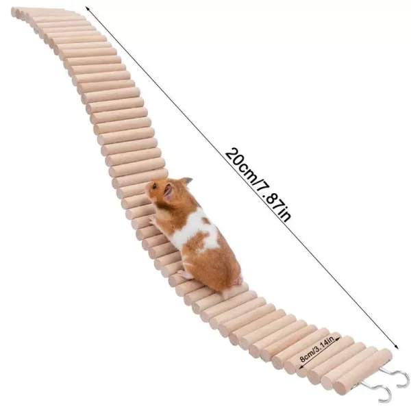 Nature Wood 2in1 Cage Ladder - Image 6
